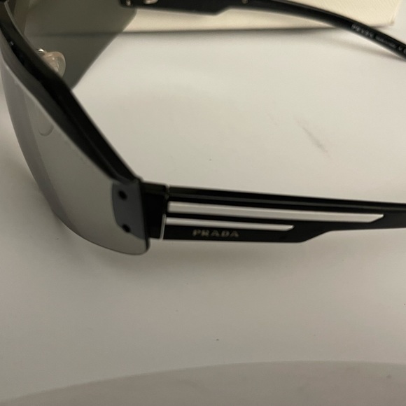 Prada Shield Mirrored Sunglasses - Picture 2 of 5
